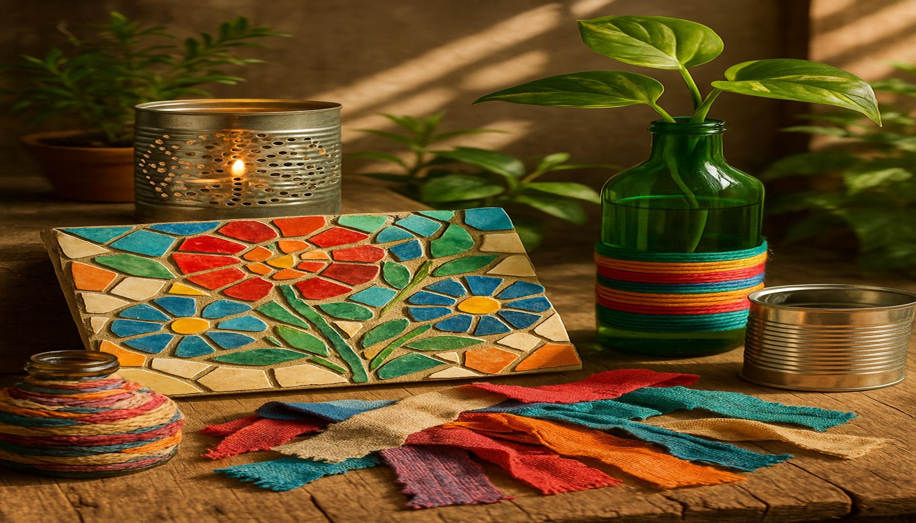 Sustainable Crafts Creating Beauty with Recycled Materials