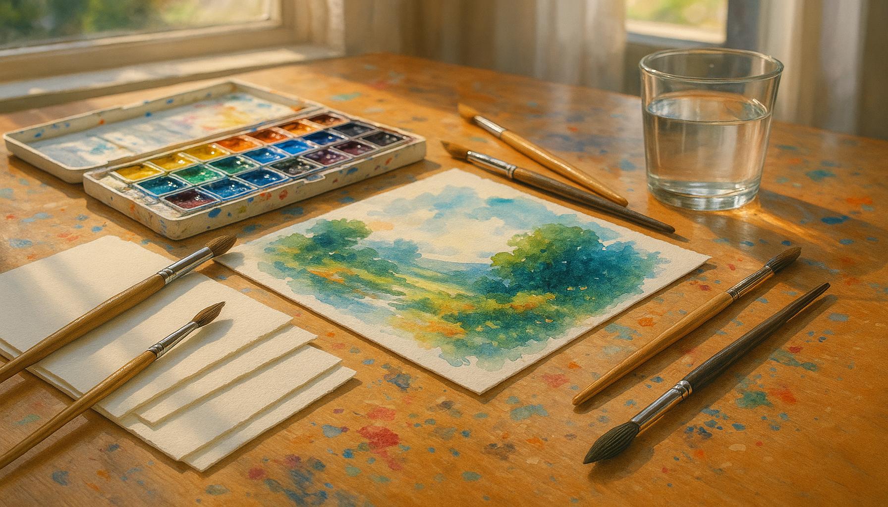 The Magic of Watercolor Painting: Exploring Techniques and Styles for Beginners