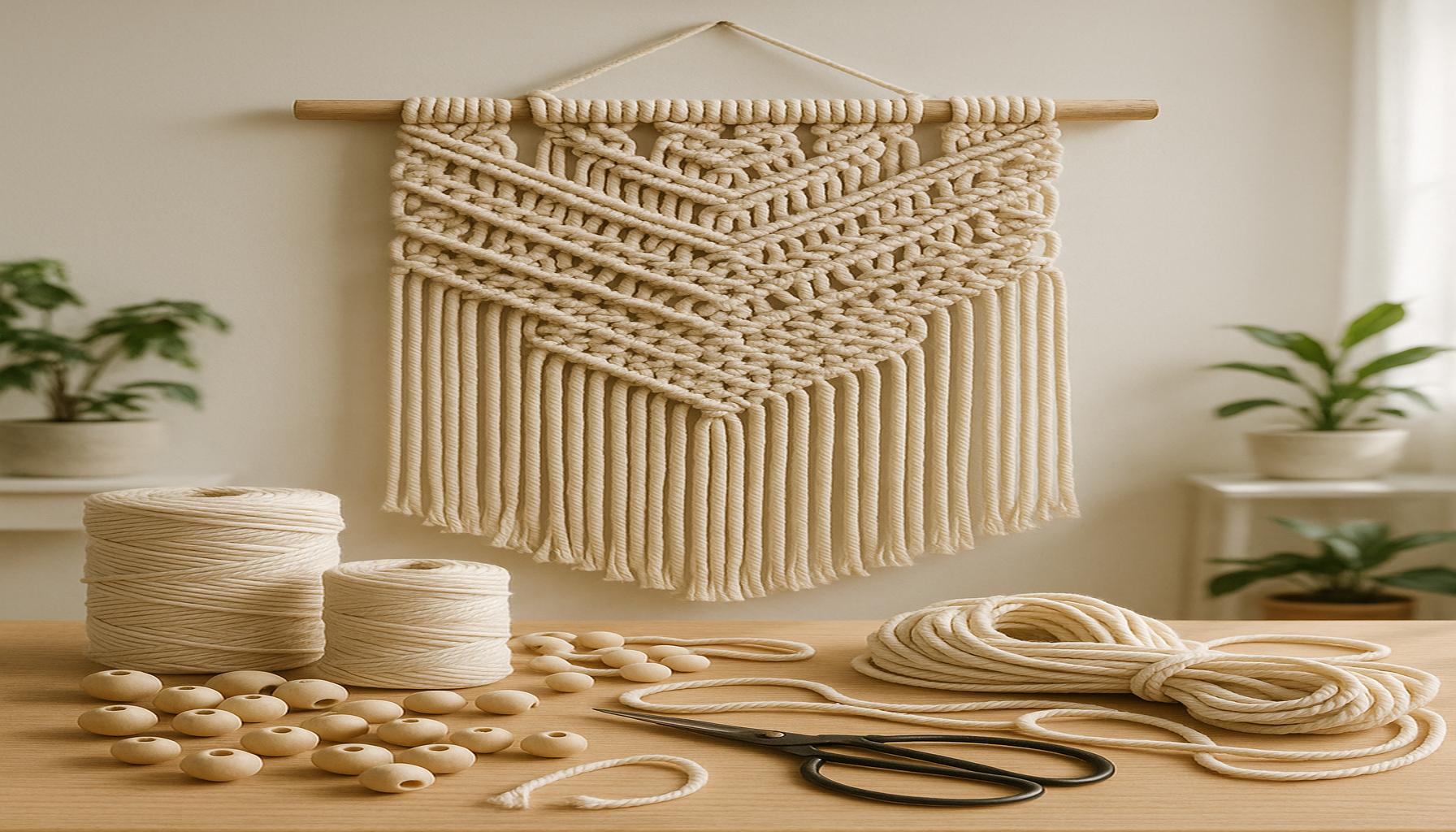 Macramé Decor: Knots and Techniques to Create Unique Pieces