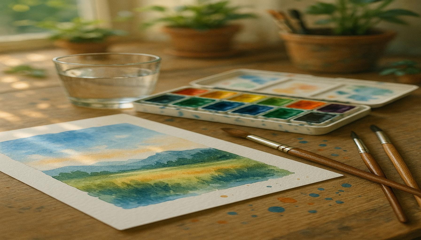 Watercolor Painting Techniques for Beginners: Tips and Inspirations