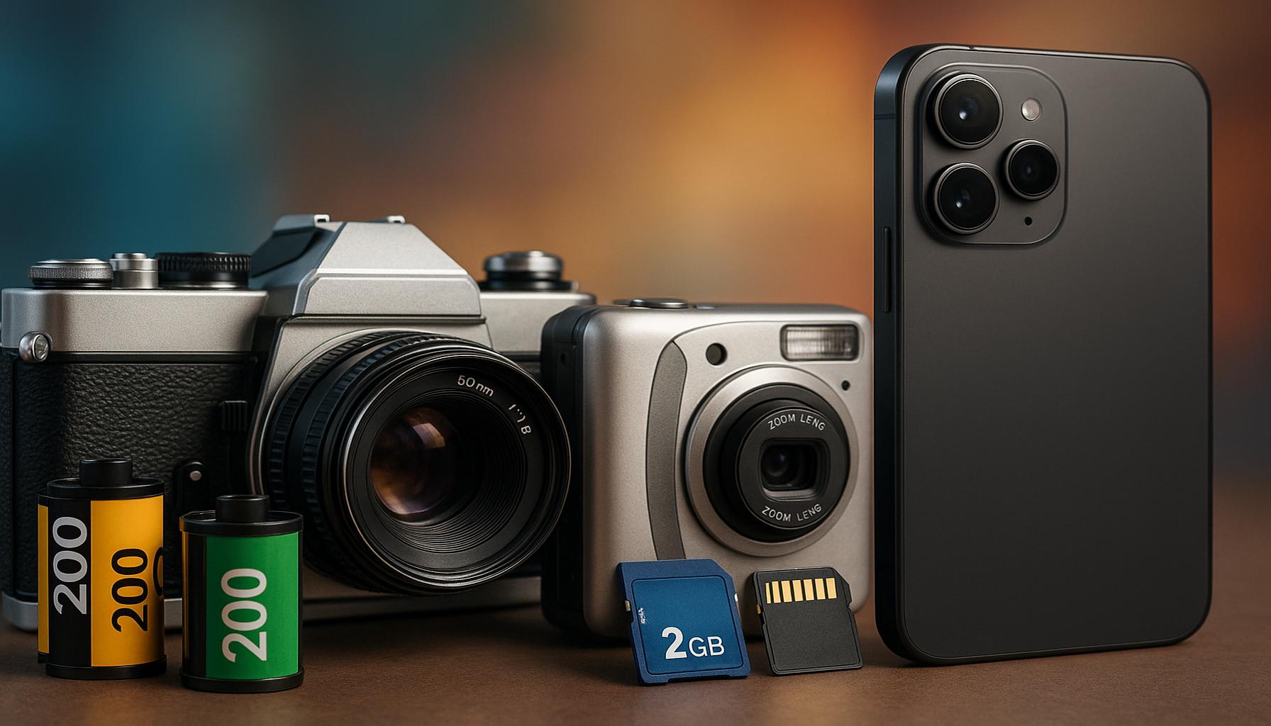 The Evolution of Digital Photography: From Film Cameras to the Era of Smartphones