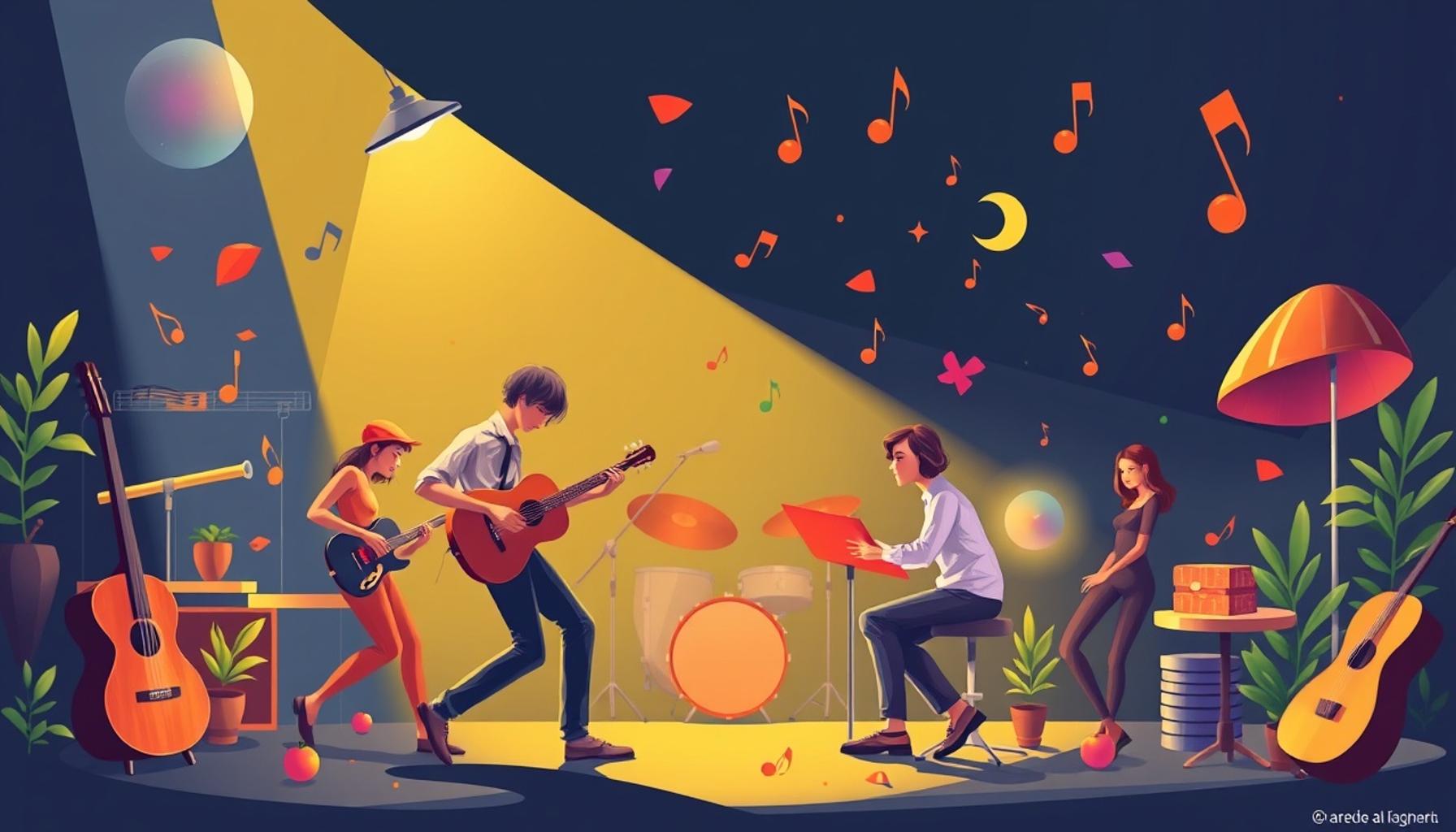 Music and Movement: The Intersection of Dance and Musical Exploration in Creative Hobbies